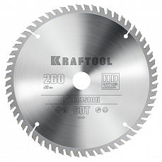 Пильный диск KRAFTOOL Precision по дереву 260 х 30 мм, 60Т (1/1) 36952-260-30_Z