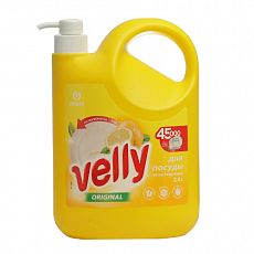 Средство для мытья посуды Grass "Velly Sensitive" лимон, канистра 2,5 л (1/12) 125903