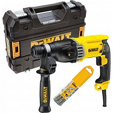 Перфоратор D25143KB DeWalt 900Вт/3,1кг/3,2Дж/3режима/SDS-plus/кейс TSTAK+набор буров DT60302_Z