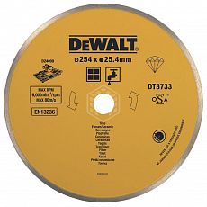 Диск алмазный DeWalt ф254*25,4*1,6мм сплошной для мокрого реза,плитка (1/1)_Z